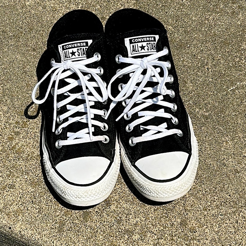 Converse Madison Mid-top BLACK sneaker women’s Chuck Taylor All Star 8